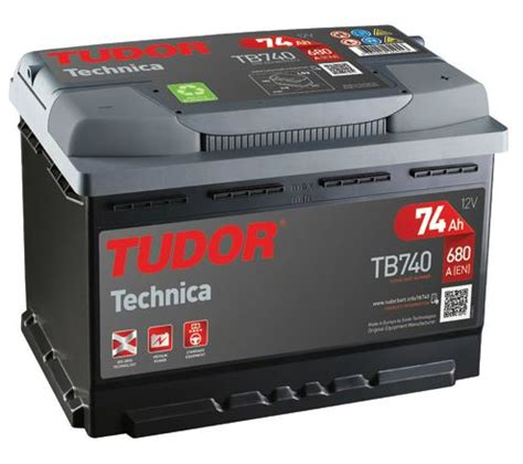 Tudor Technica 12V/74Ah/ 680A 278x175x190 +